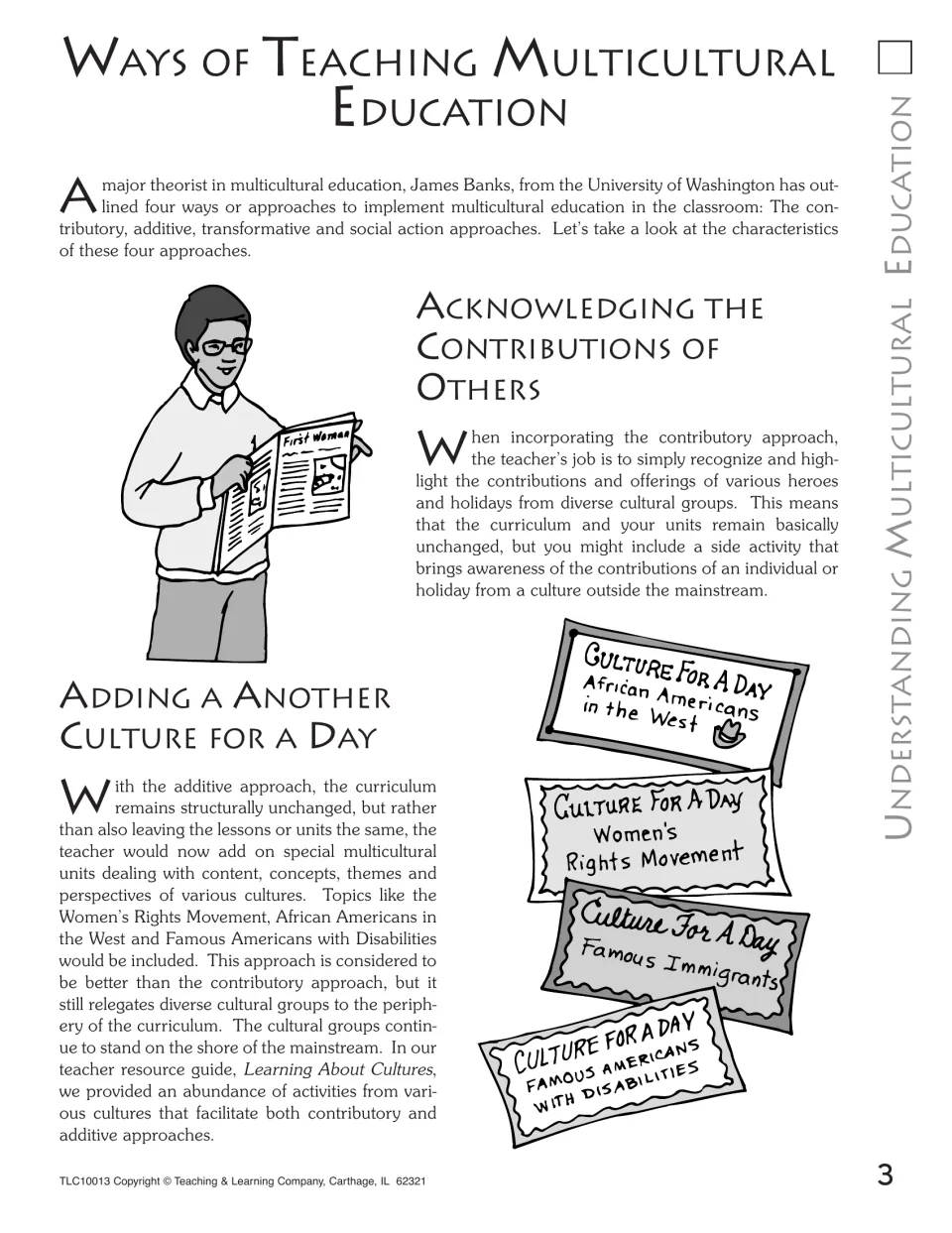 Ways of Teaching Multicultural Education: James Banks's contributory and additive approaches explained