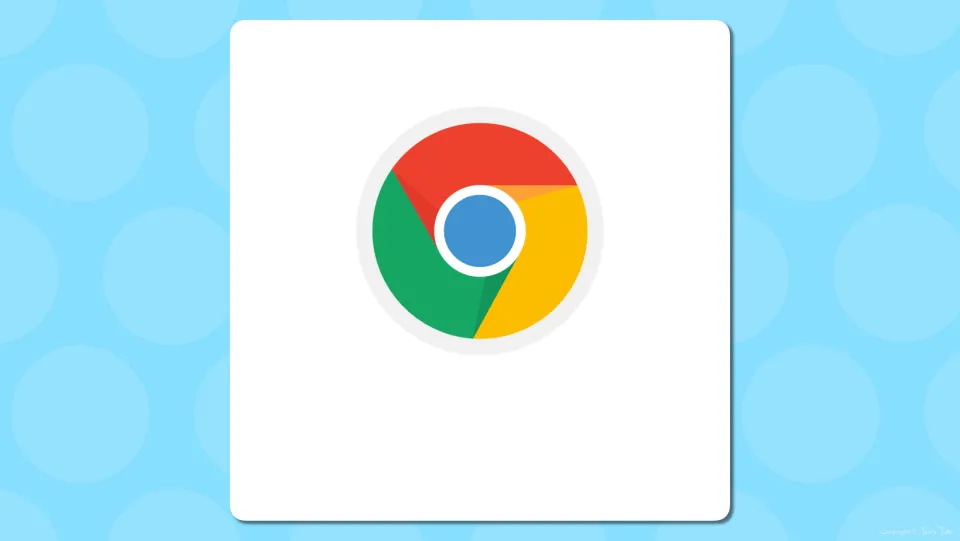 Google Chrome vocabulary slide: red, green and yellow circle logo with no label, for students to name the web browser
