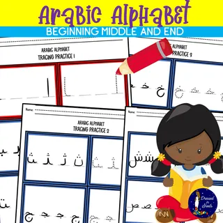 Arabic Alphabet Beginning Middle and End – cover