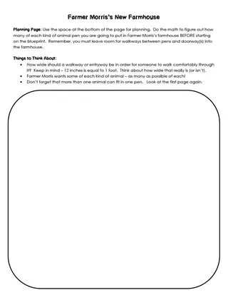 Area and Perimeter Farmer Project – sample page 2