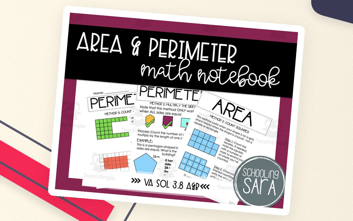 Area & Perimeter Interactive Notebook – Math Set preview