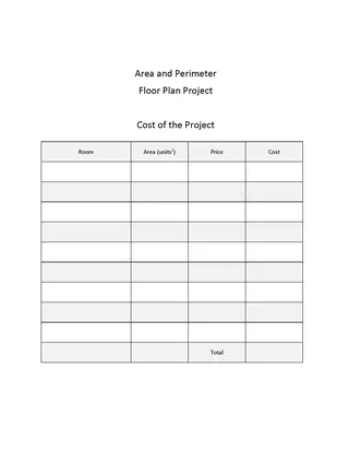 Area and Perimeter Project Based Learning – sample page 3