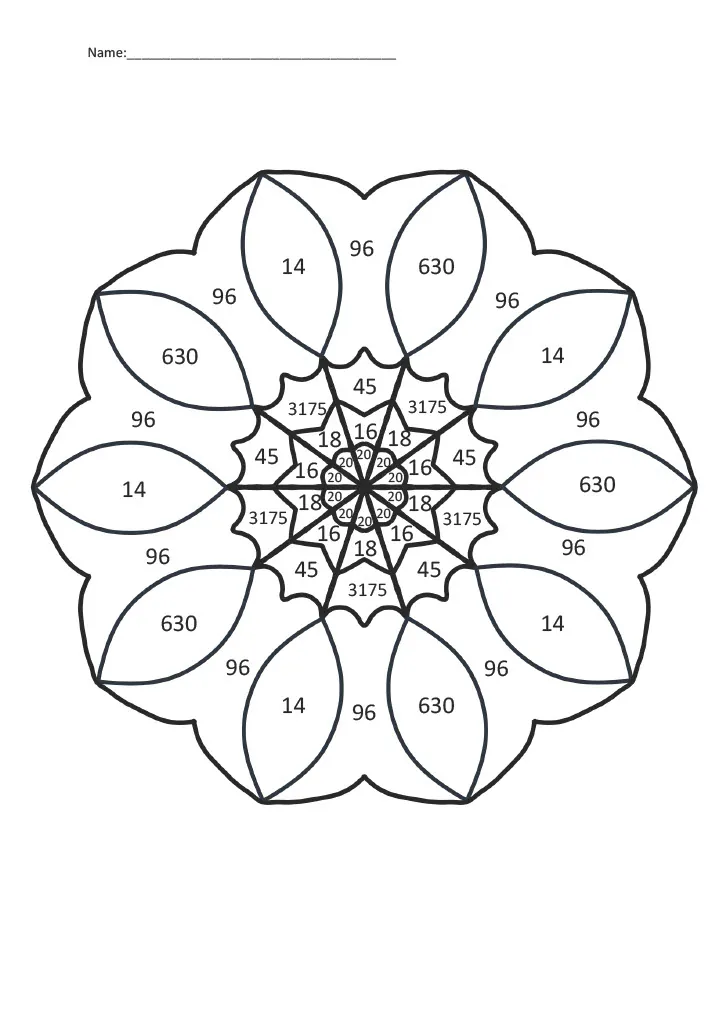 Area of Parallelograms – Color by Number Activity – cover