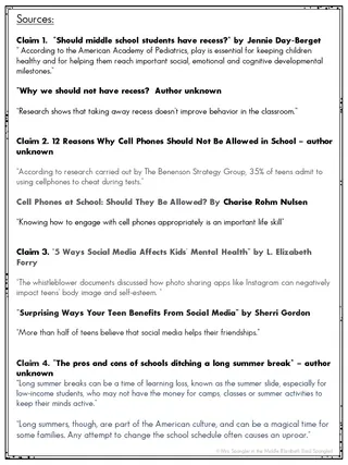 Argumentative Essay Counterclaim Paragraph Practice – sample page 4