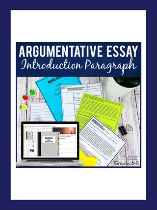 Argumentative Essay Introduction – Middle School Lesson – cover