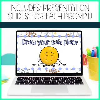 Art Therapy Drawing Worksheets – 97 Prompts – sample page 3