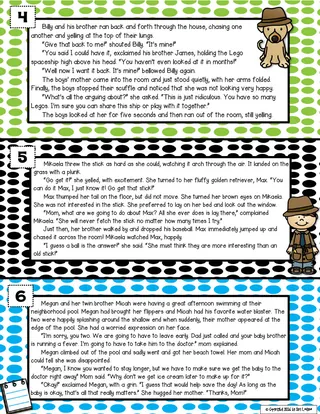RACE Response Rubric - Ask and Answer Questions With Text Evidence – sample page 3