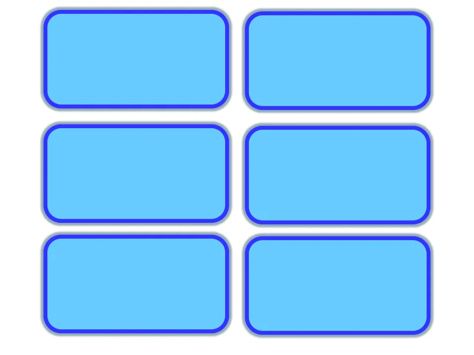 Six blank how-to topic cards left empty so the teacher or students can write in their own procedures to explain