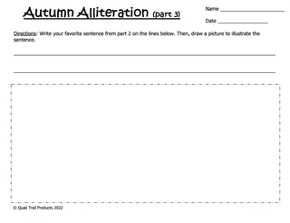 Autumn Alliteration Worksheets – Grades 2–4 Set – sample page 4