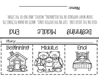 B-M-E Graphic Organizers | Fairy Tale Plots – preview 1