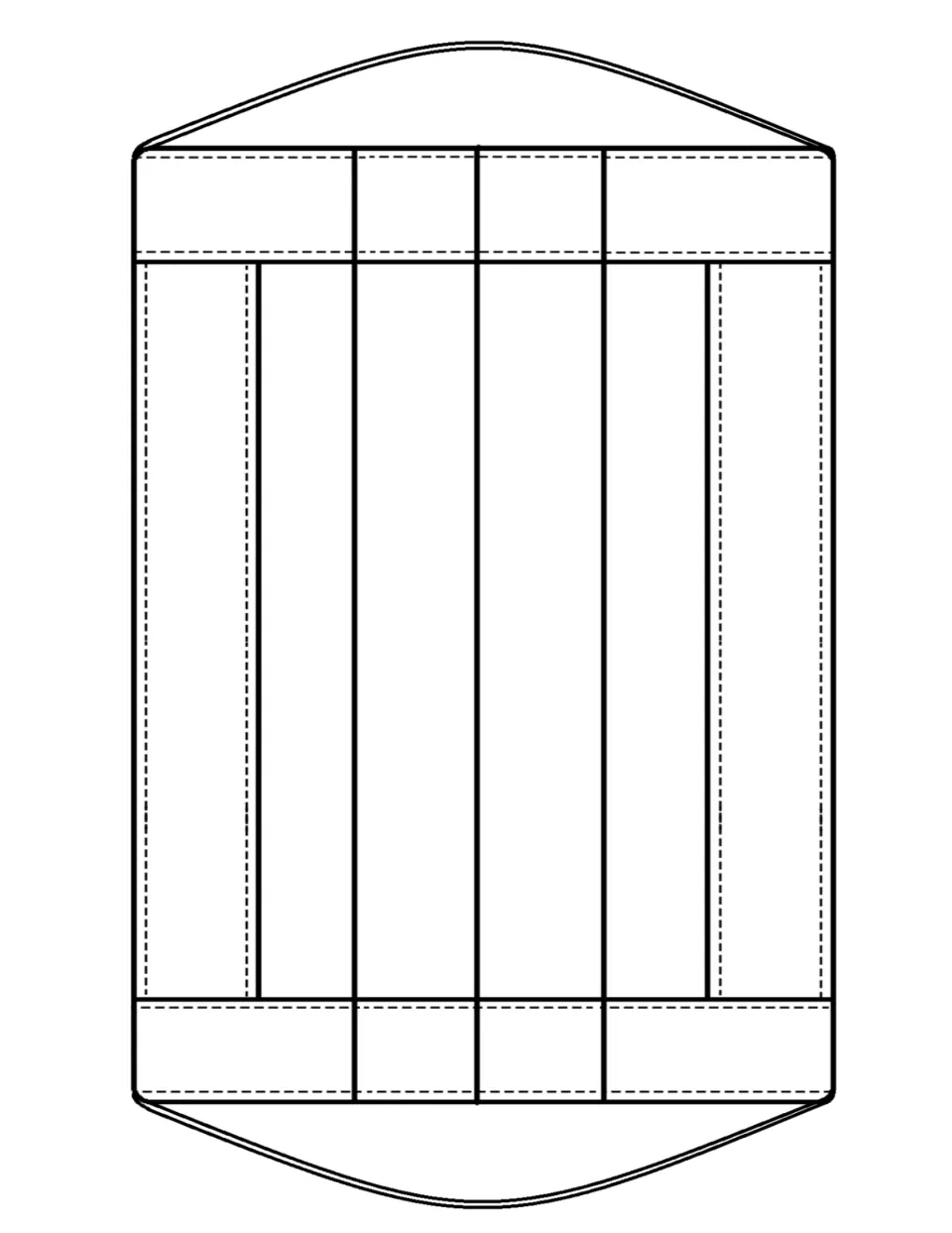 Blank large face mask template with no prompts, for students to fill with their name, drawings and facts about themselves