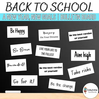 Back to School Quotes – Bulletin Board & Decor – sample page 2