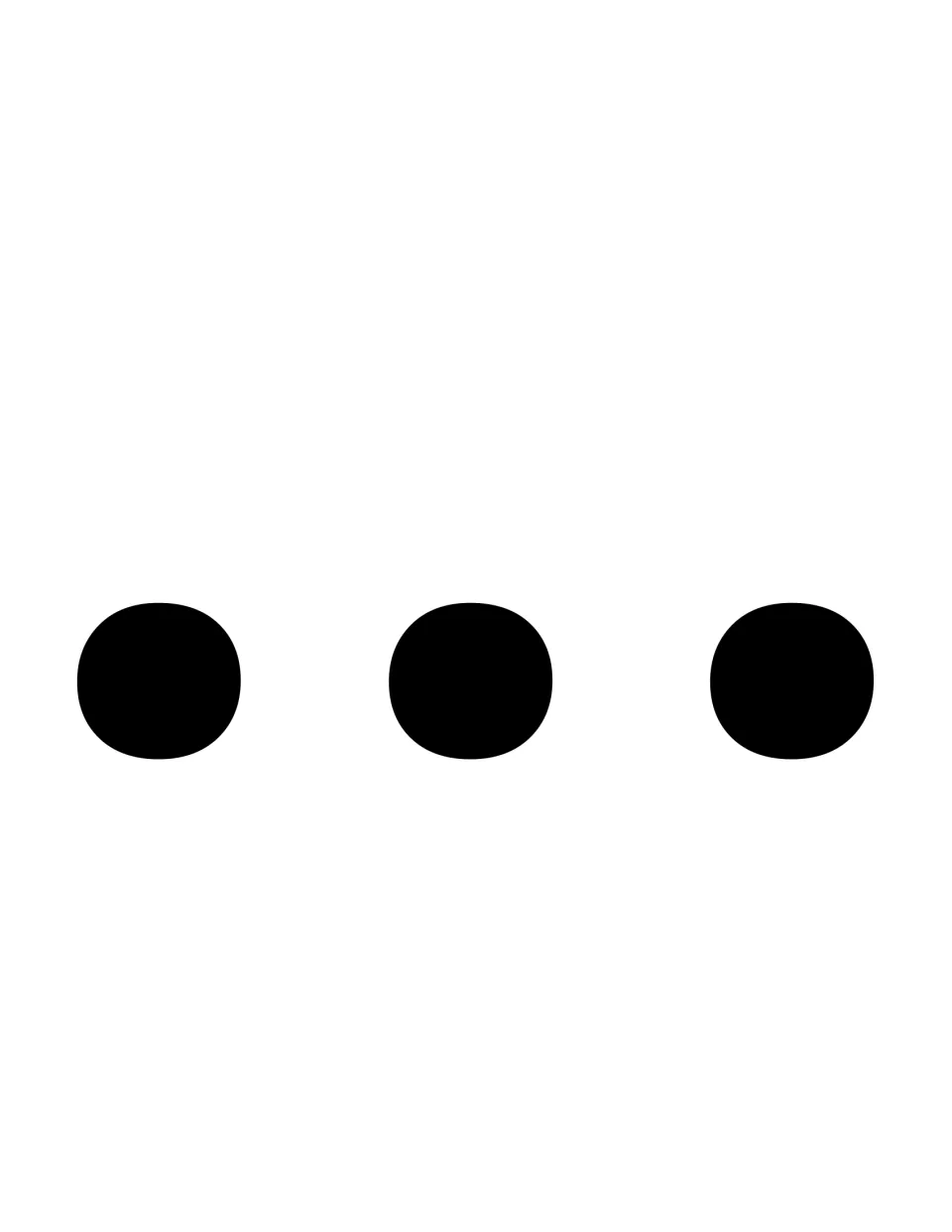Bulletin board title punctuation: three solid black dots form the ellipsis after “To” in the display phrase