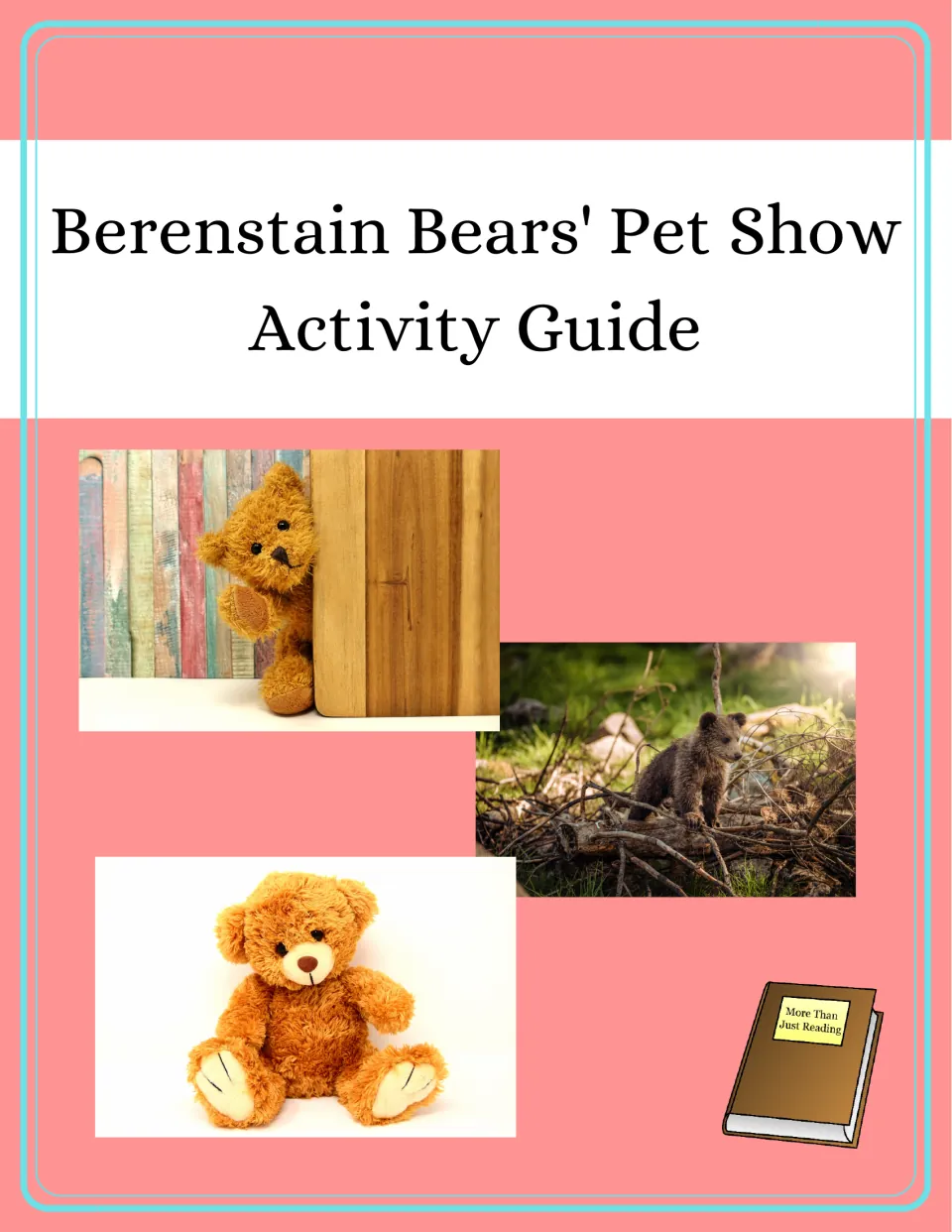 Berenstain Bears' Pet Show Activity Guide cover introducing the book companion and its reading activities