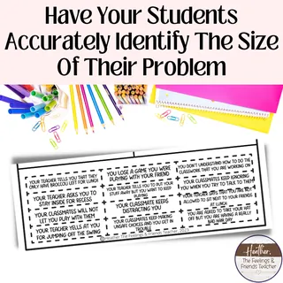 Big or Small Problems Cut-And-Paste Worksheets For Size of the Problem – sample page 2