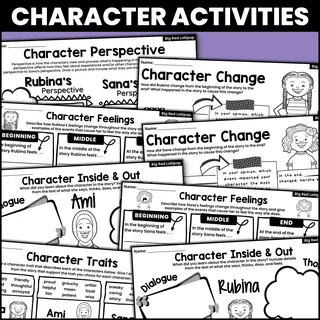 Big Red Lollipop Read Aloud Book Companion Activities for IRA – sample page 2