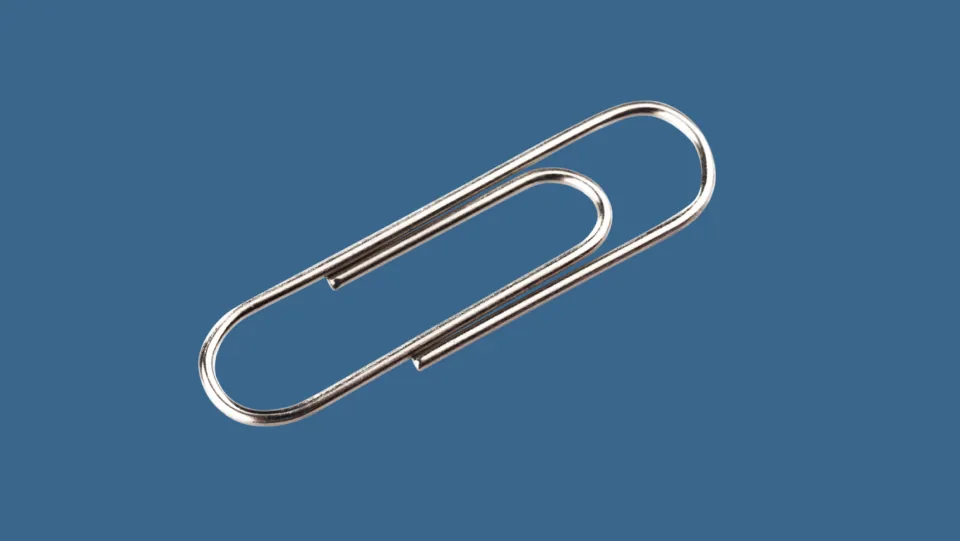 Level 1 paper clip photo prompt asks students to find an object they can argue is bigger and better.