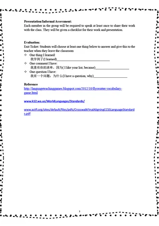 Birthday Party Lesson Plan – preview 2
