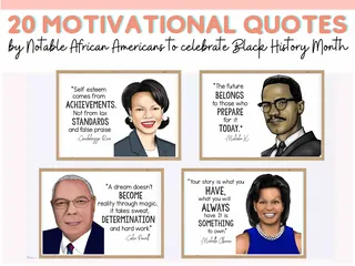Black History Month Posters – Bulletin Board Art Set – sample page 2