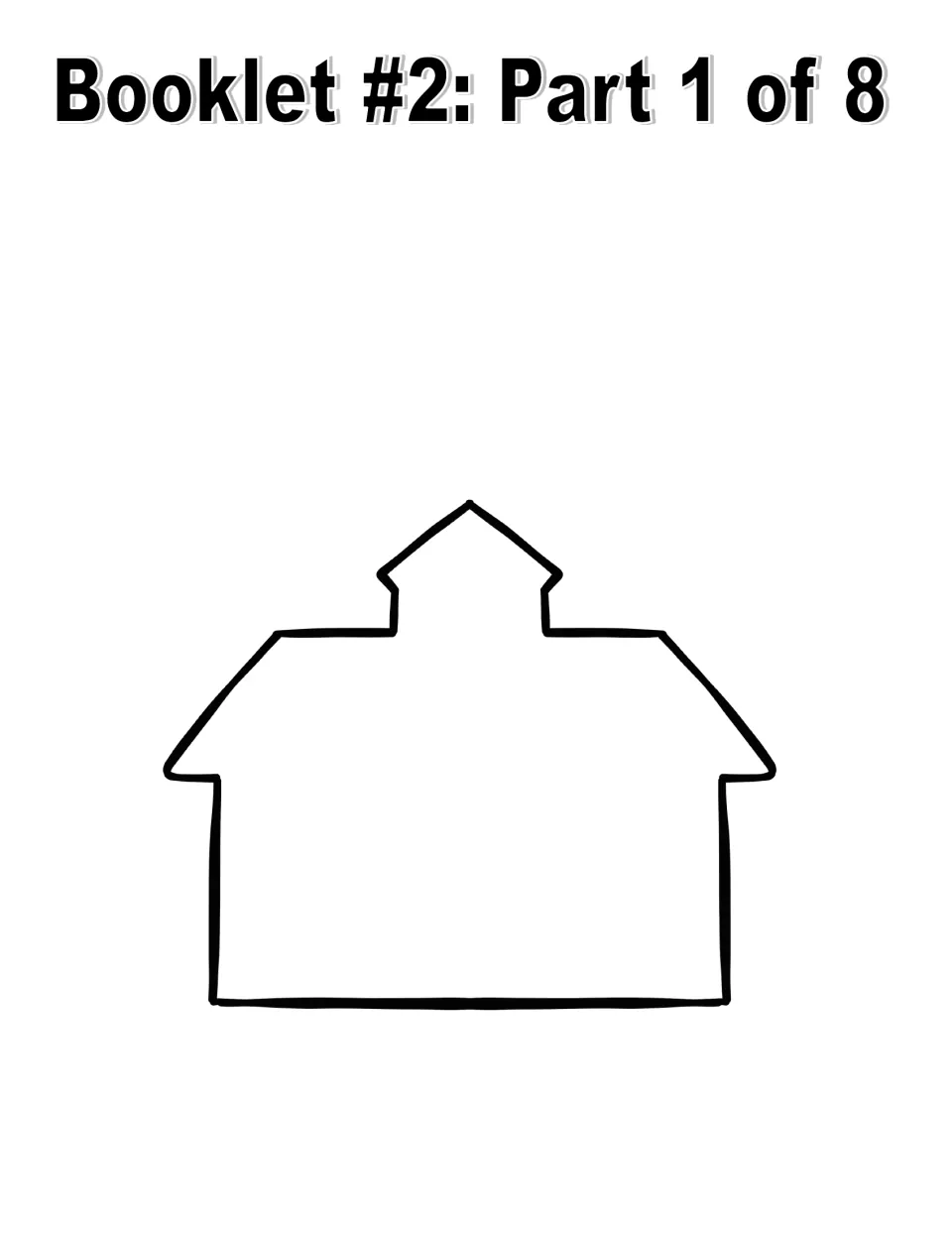 Booklet #2 extra blank schoolhouse page with no heading, for adding more information about Tuskegee Institute