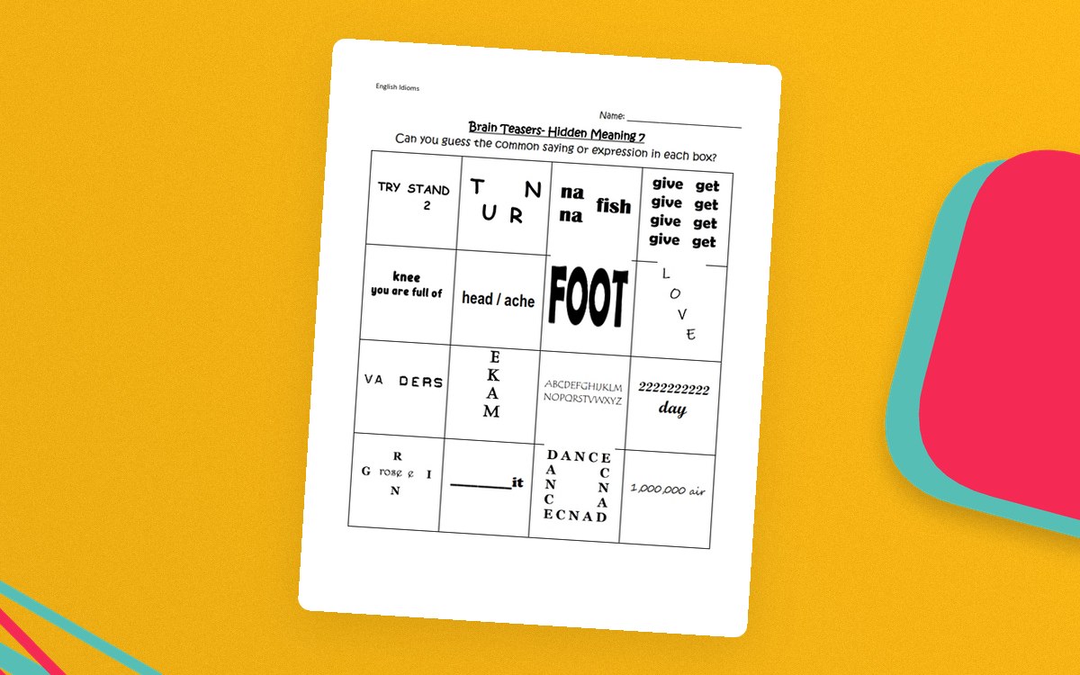 Brain Teasers Part 3 – Hidden Meaning Puzzles preview