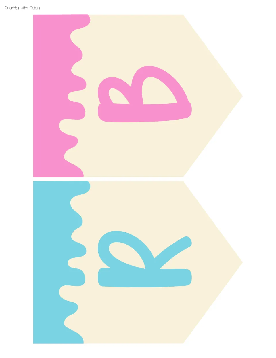Birthday bulletin board bunting letters R and B, two cutout pieces for spelling the 'Our Birthdays' title