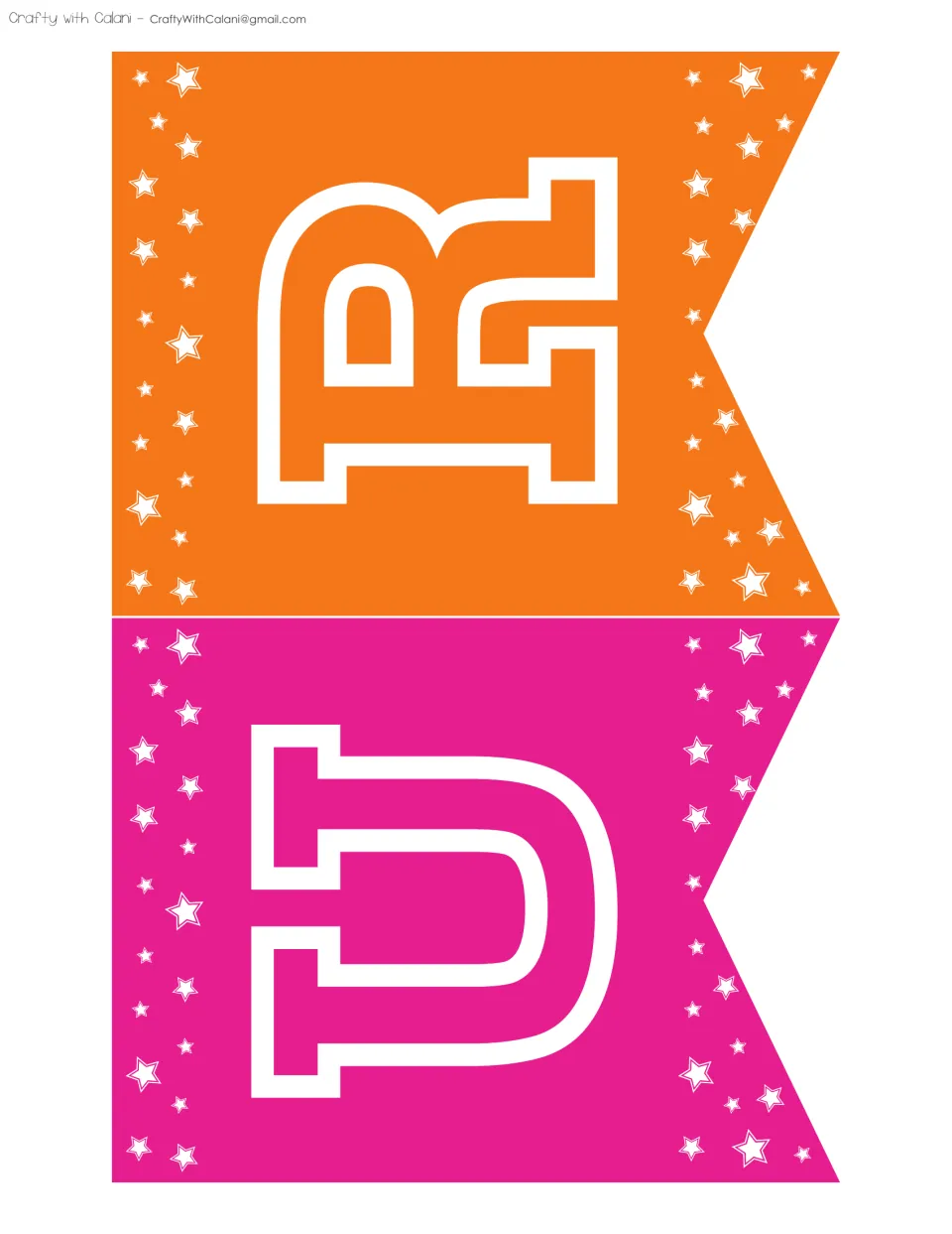 Bunting letters U and R, printed two to a sheet, complete YOUR in the bulletin board's “GROW YOUR MIND” banner