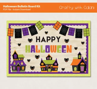 Bulletin Board : Haunted Mansion Halloween Classroom Theme – preview 2