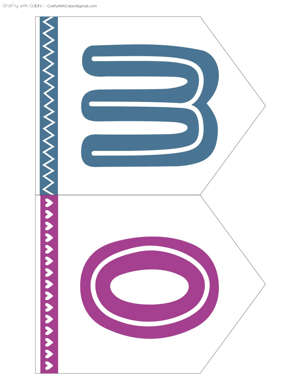 Bunting letters O and W, printed two per sheet, form the middle of “POWER” in the bulletin board title