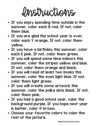 Bye Bye Butterfly Glyph | End of Year Activity – sample page 2