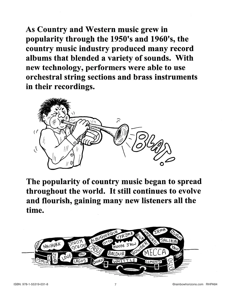 Notes on the 1950s and 1960s, when orchestral strings and brass entered recordings and country spread worldwide