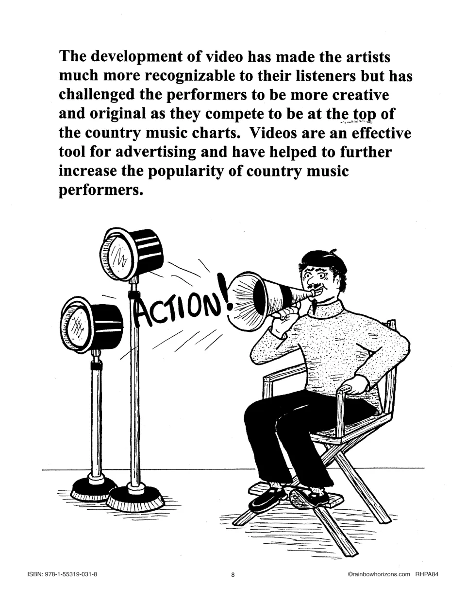 Notes on how music video made country artists more recognizable and became a tool for advertising