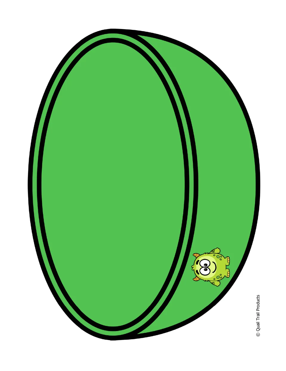 Dave's green bowl mat for the sharing game gives learners a place to put candy corn and compare quantities.