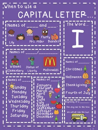 Capital Letters Anchor Chart – sample page 2