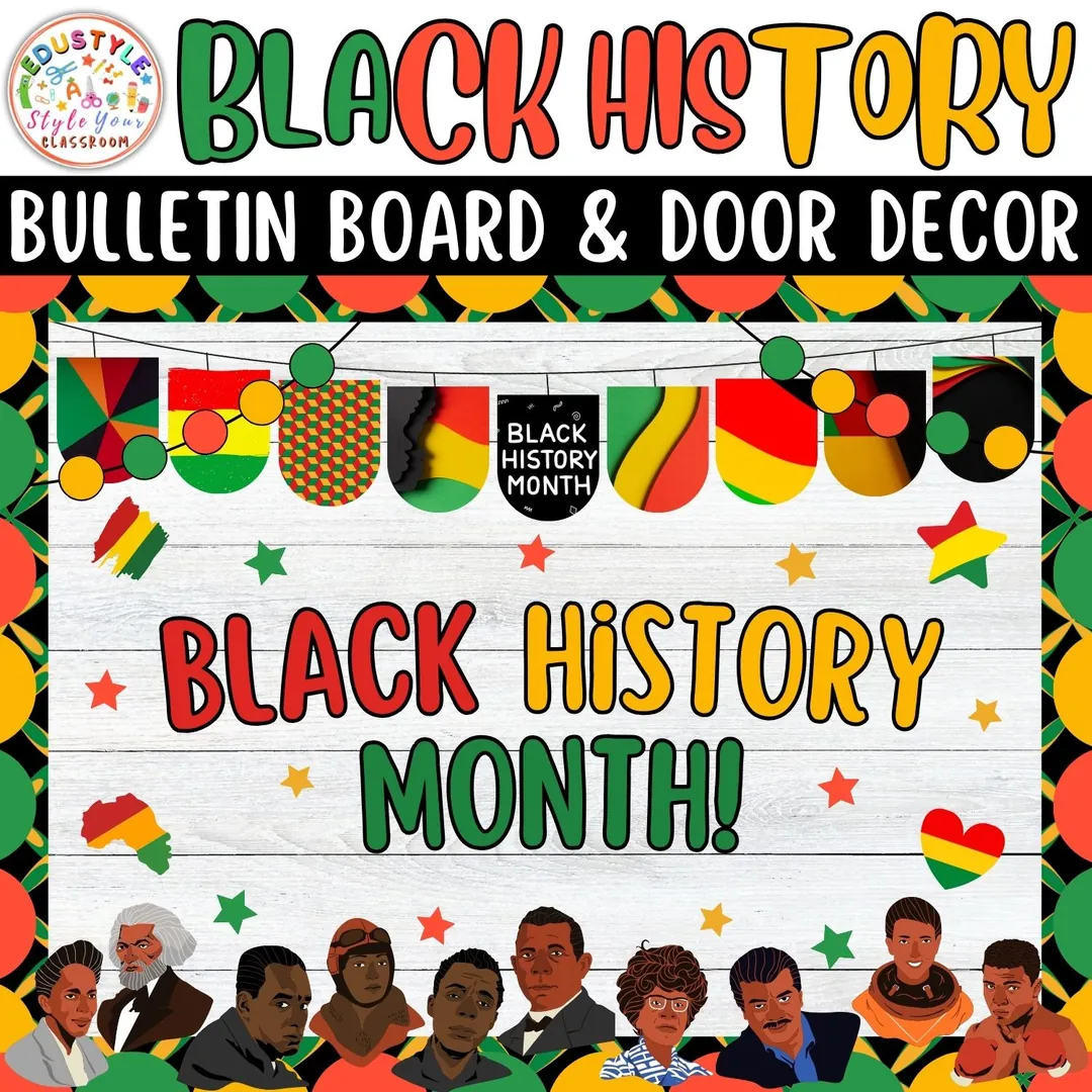 Black History Month Bulletin Board Kit – cover