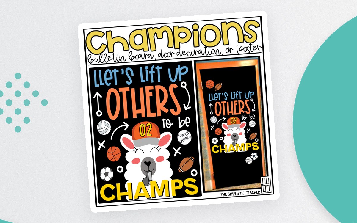 Champions llama sports-decor cover.