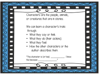 Character Traits Anchor Chart – 4-Chart Set – sample page 2