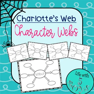 Charlotte's Web – Character Webs Activity – cover