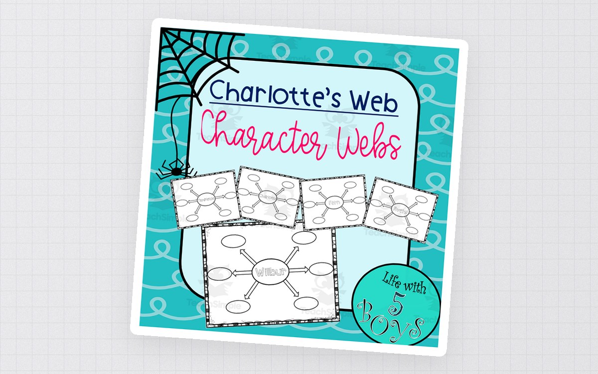 Charlotte's Web – Character Webs Activity preview