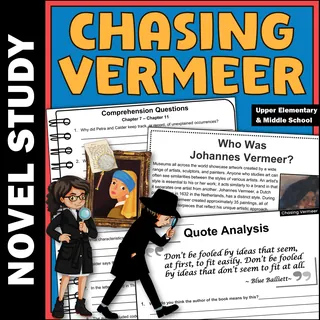 Chasing Vermeer Novel Study – Mystery Unit – cover