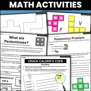 "Chasing Vermeer" S.T.E.A.M. Activity Packet – sample page 3