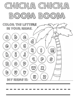 Chicka Chicka Boom Boom – Literacy & Math Activity – cover