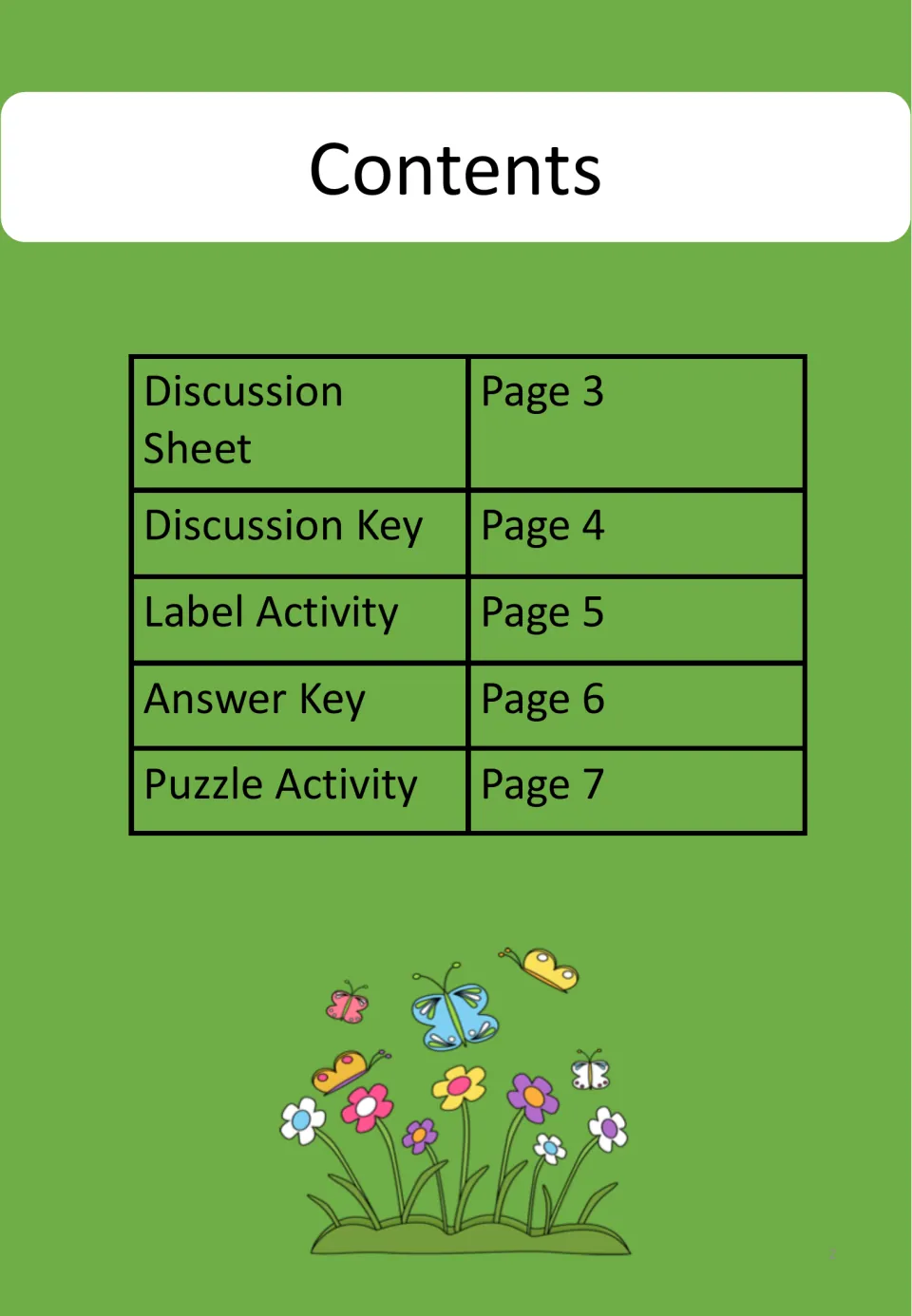 Contents for the Chinese plant activities: discussion sheet and key, labeling activity and key, and puzzle