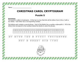 Christmas Carol Cryptograms – sample page 3