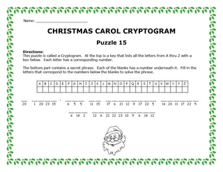 Christmas Carol Cryptograms – sample page 4
