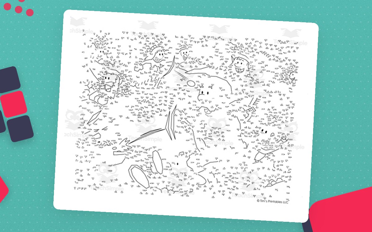 Christmas Extreme Dot-to-Dot – 1000+ Dots Snowball Fight preview: A 1000-plus-point Christmas puzzle