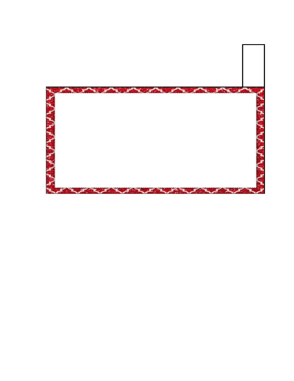 Blank tabbed booklet page lets students add another Christmas symbol of their choice or draw a picture