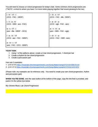 Chrome Music Lab 1-2: Chord Progressions #1 – preview 2