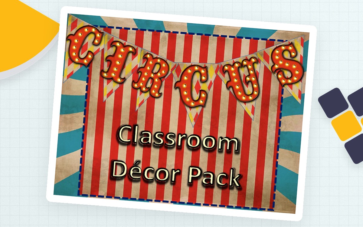 Circus Classroom Decor – Bulletin Board Bundle preview