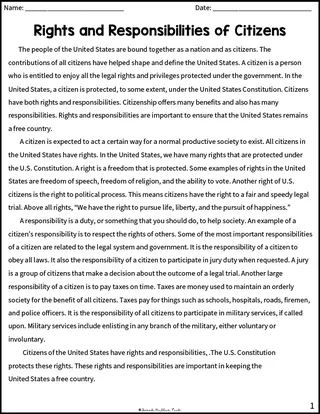 Citizens' Rights + Responsibilities Coloring Activity – cover